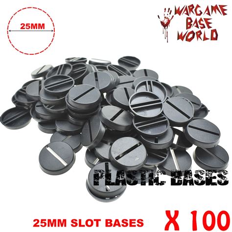 gaw 90-92 25mm slot bases games workshop|25mm Round Closed Bases .
